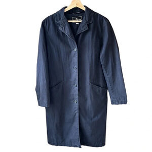 Brandon Thomas Women’s M Black Minimalist Trench Coat.